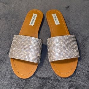 COPY - Steve Madden rhinestone slides/sandals